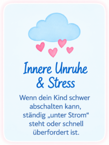 Innere Unruhe & Stress Kinesiologie für Kinder bei innerer Unruhe und Stress