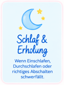 Schlaf & Erholung Kinesiologie für Kinder zur Unterstützung von Ruhe und Erholung