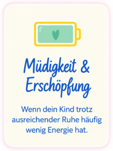 Müdigkeit & Erschöpfung Kinesiologie für Kinder bei Müdigkeit und Erschöpfung als begleitende Unterstützung