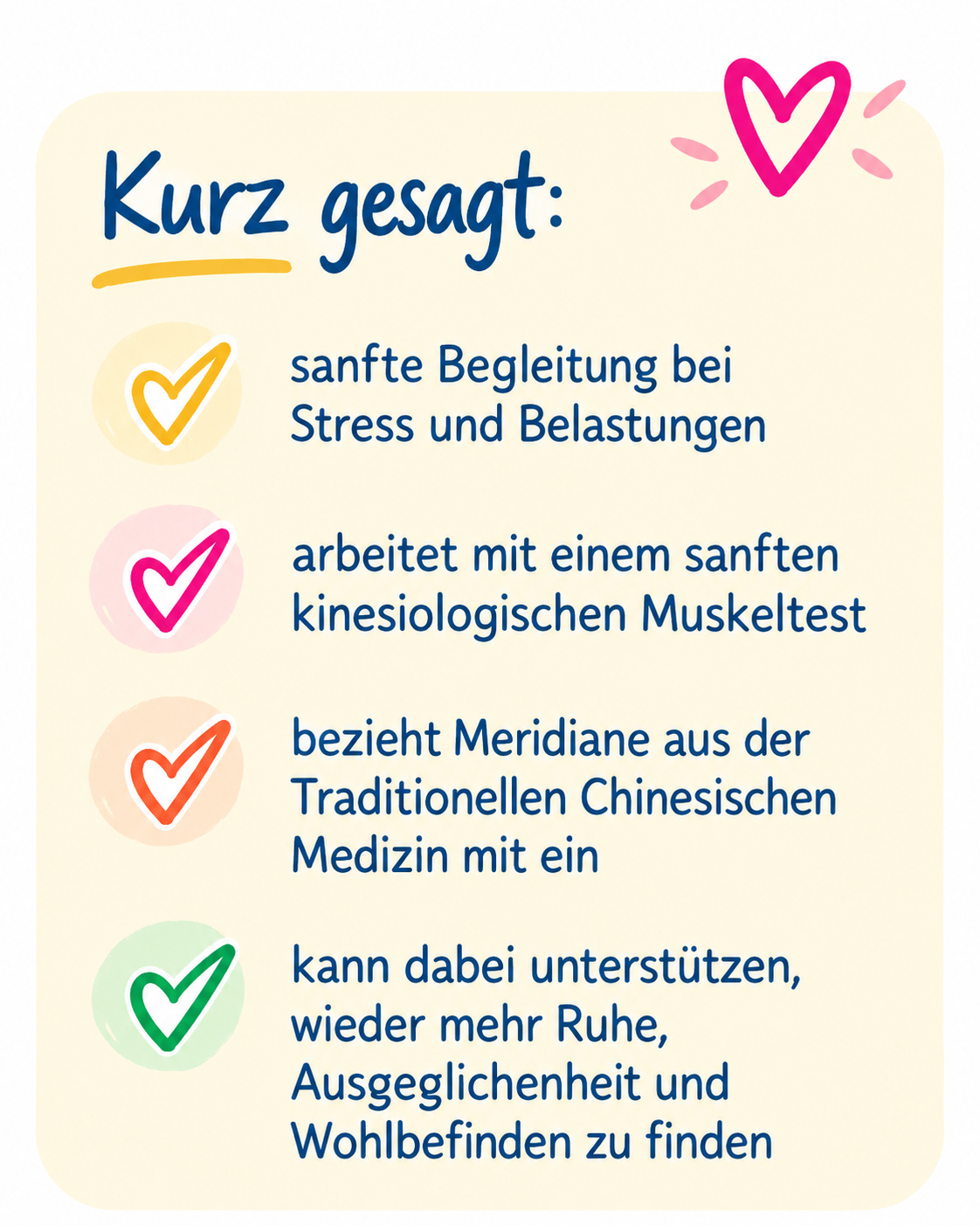Kurz gesagt Kinesiologie für Mamas Kurz gesagt Kinesiologie für Mamas
