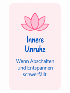 Innere Unruhe Kinesiologie für Mamas zur unterstützenden Begleitung bei innerer Unruhe