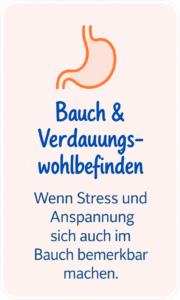 Verdauungsbeschwerden Kinesiologie für Mamas wenn Stress und Anspannung auch im Bauch spürbar werden