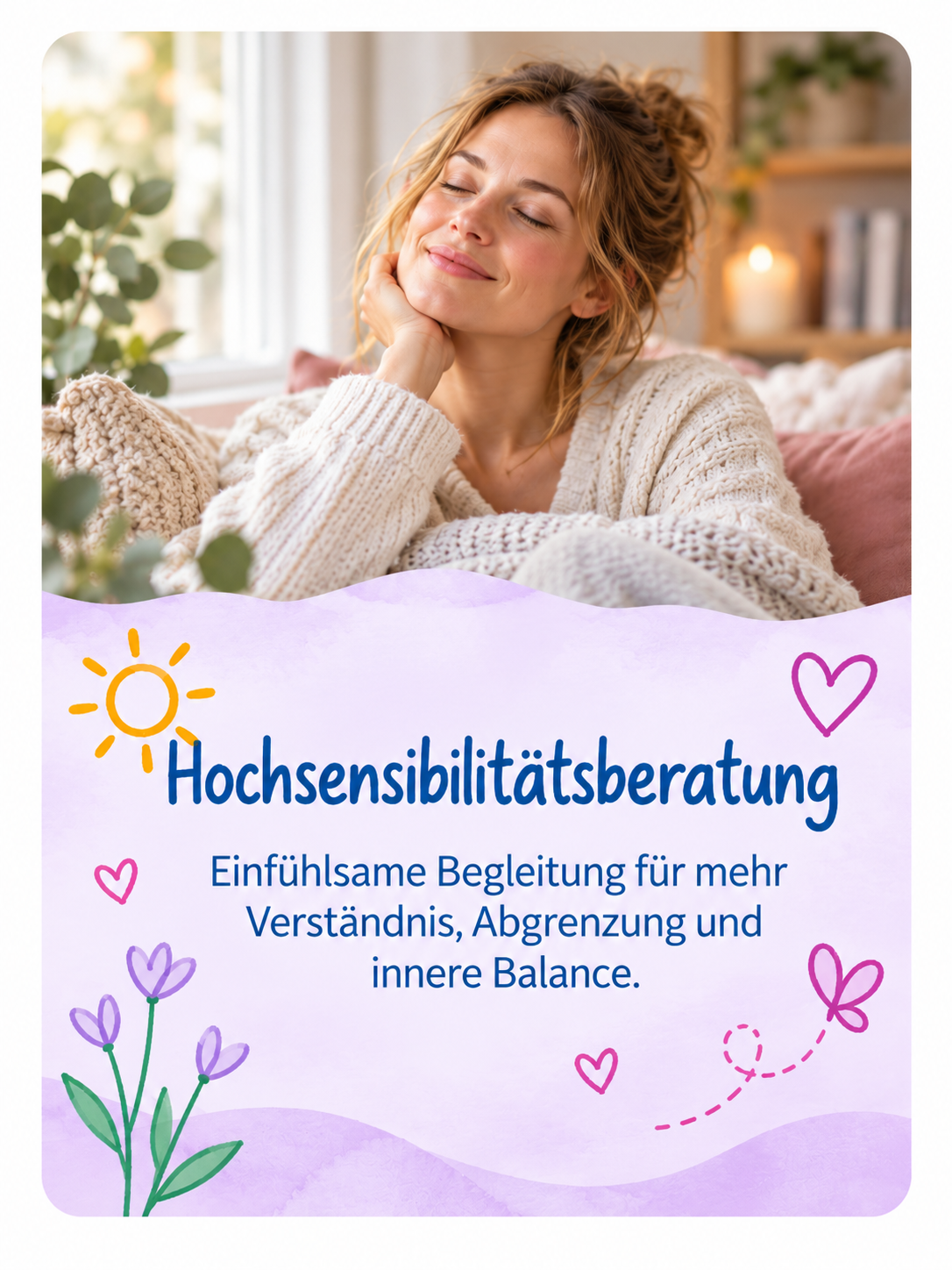 Hochsensibilitätsberatung für Frauen Wien Hochsensibilitätsberatung für Frauen und Mamas in Wien – einfühlsame Begleitung für mehr Klarheit und Balance