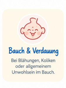 Bauch & Verdauung beim Baby Baby Balancing zur Unterstützung des Wohlbefindens rund um Bauch und Verdauung