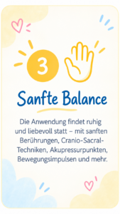 Baby Balancing – Sanfte Balance Sanfte Baby-Balancing-Einheit mit Berührungen, Cranio-Sacral-Techniken und Akupressur
