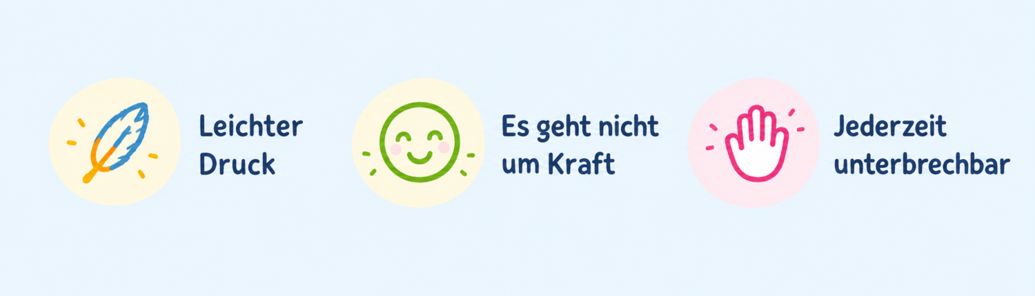 Sanfte Merkmale für Kindergesundheit
